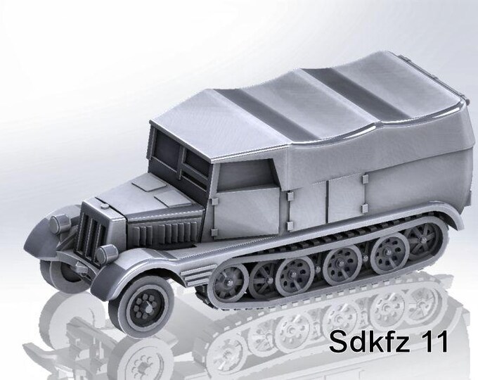 Sd.Kfz.  11  -15mm 20mm 28mm flames of war, bolt actio, wargaming IIWW, wargaming, model
