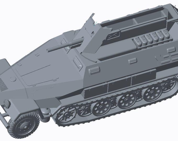 Sd.Kfz. 251 Ausf. A  -15mm 20mm 28mm flames of war, bolt actio, wargaming IIWW, wargaming, model