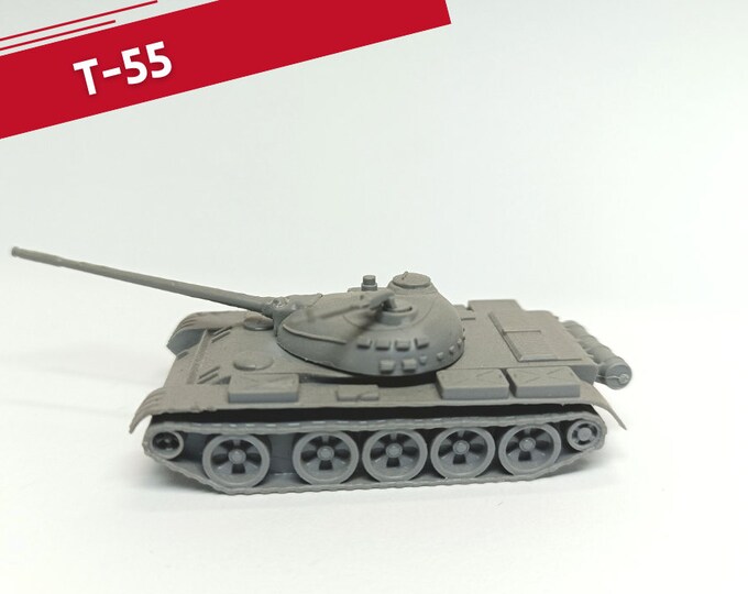 5x The T-55  15mm or 20mm or 28mm  (platoon 5)  scale tank model  Polish People's Republic PPA Cold War model