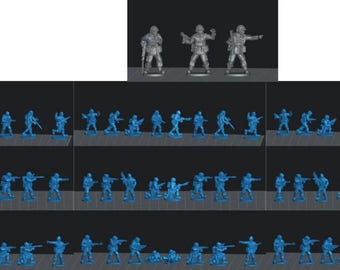 Polish People's Republic PPA - Mechanized Infantry Company (75 figures) 15mm or 20mm or 28mm miniatures Cold War