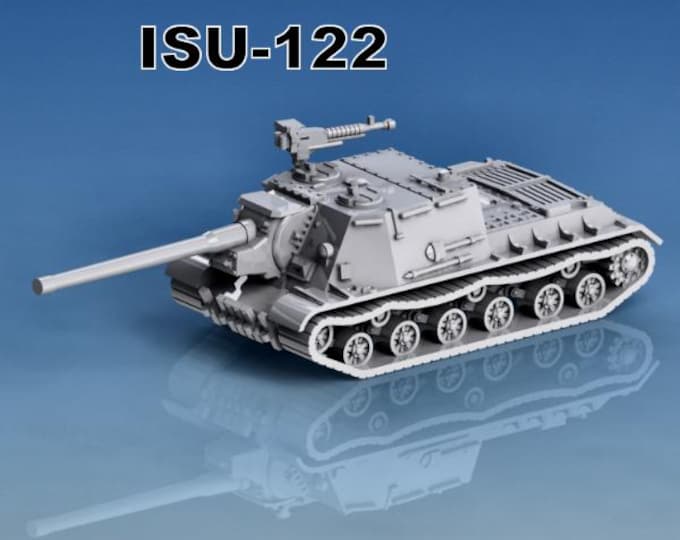 ISU-122  – 15mm 20mm 28mm WWII , Polish People's Army , bolt action,  flames of war, wargaming, model, Polish Army, Poland