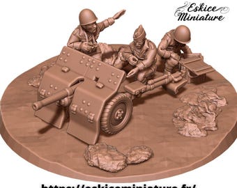 Polish 37mm AT gun with crew