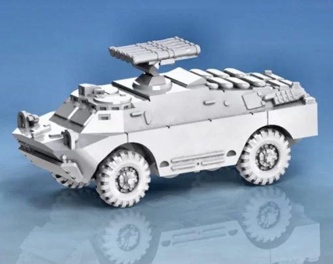 BRDM-2 9M66 AT-5 Spandrel 15mm or 20mm or 28mm  scale model