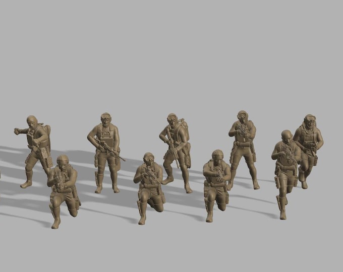 FORMOZA - Polish Naval Commandos -10 miniatures -  15mm 20mm 28mm