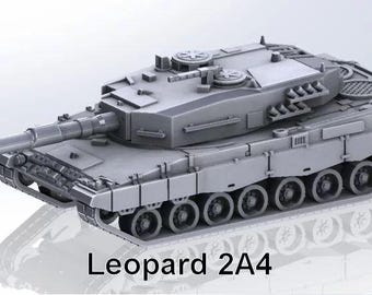 Leopard 2 A4 15mm 1/100 tank model