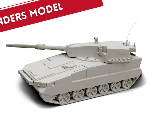 Anders Platoon (4) 15mm 1:100 vehicle model