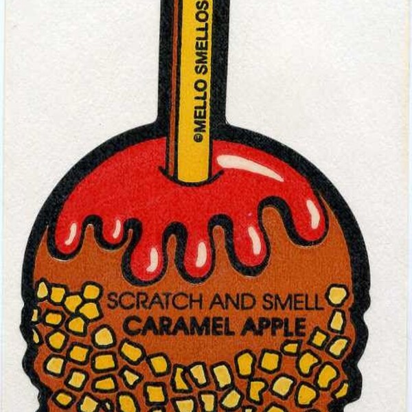 Caramel Apple....vintage scratch and sniff mello smello