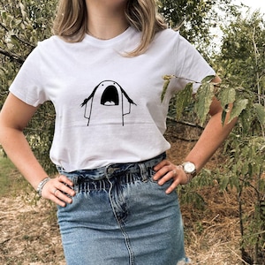ハンドメイド刺繍Tシャツ（Maglietta ricamato a mano）