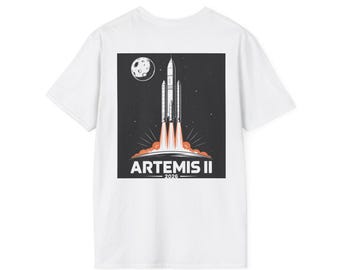 Artemis ll Rocket Start Soft style Baumwolle T-Shirt