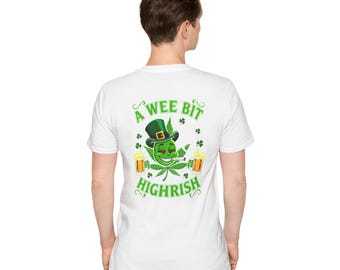 Ein kleines Bisschen High-Rish Unisex T-Shirt aus Baumwolle