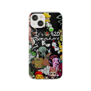 it 420 some stoner unkraut case flexi handyhüllen stoner Geschenk heiraten Jane Liebe für Marihuana Stoner Handy Hülle für iPhone und Samsung