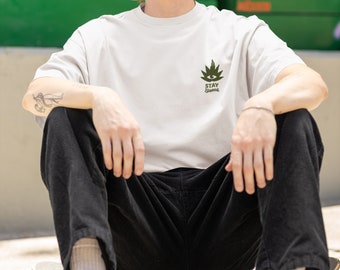 Bleib Stoned T-Shirt aus Baumwolle