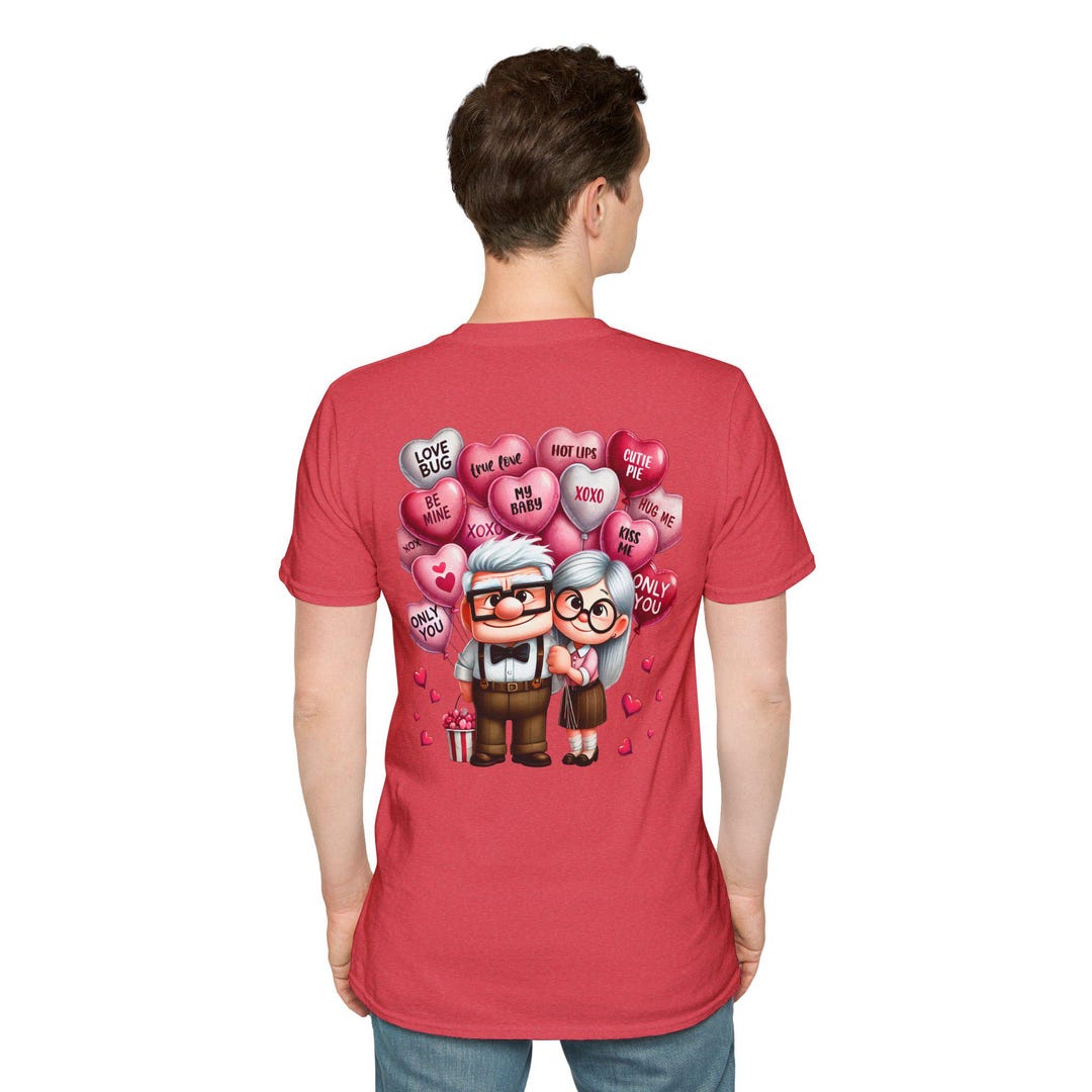 Chemise Boutonnée Imprimée 3D Saint-Valentin – Personnalisable, Cadeau Pour Homme