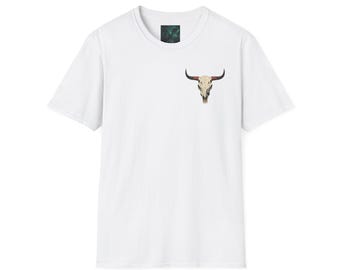 Lustige Bull Skull sarkastische Zitat Soft style T-Shirt aus Baumwolle