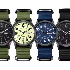 tactical/ aviator style quartz watch