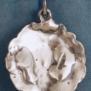 Lion Head Sterling Silver Pendant Charm image 5
