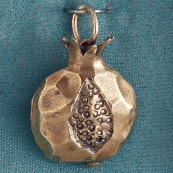 Pomegranate Bronze Pendant