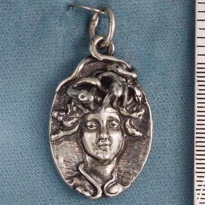 Medusa Sterling Silver Pendant