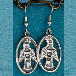 Odin’s Ravens Sterling Silver Earrings