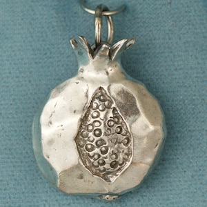 Pomegranate Sterling Silver Pendant