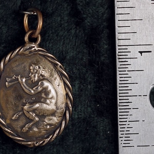 Satyr Pan Bronze Pendant