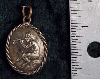 Satyr Pan Bronze Pendant