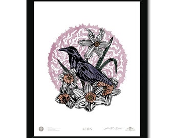 AEON 12 December decem + Sun 11 x 14 Framed Print