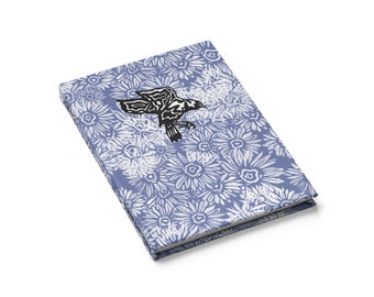 Aster Pattern with Warbler Sketchbook Journal