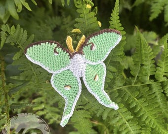 PATTERN Crochet Luna Moth