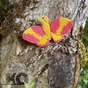 PATTERN Crochet Rosy Maple Moth