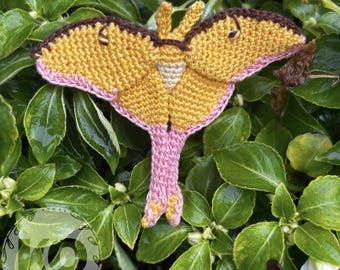 PATTERN Crochet Chinese Moon Moth