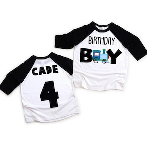 Personalized Train Birthday Shirt | Blue Train Birthday Boy Shirt | Custom Train Birthday Shirt