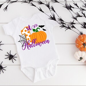 First Halloween Outfit|First Halloween Shirt|Baby&#39;s First Halloween|1st Halloween|Baby Outfit|Matching Baby