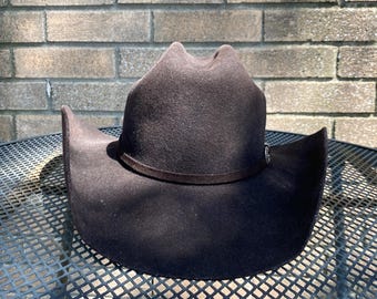 Vtg Resistol Stagecoach Fur Felt Cowboy Western Rodeo Hat Size 6 5/8 ...
