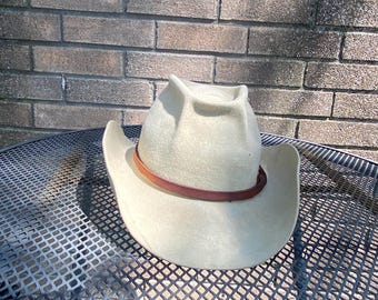 Vintage Stetson, Size 7 1/4, 1950s Stetson Open Road, 7X Beaver