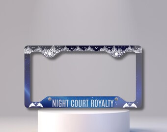 Night Court Royalty License Plate Frame, Booktok Fantasy Car Accessories