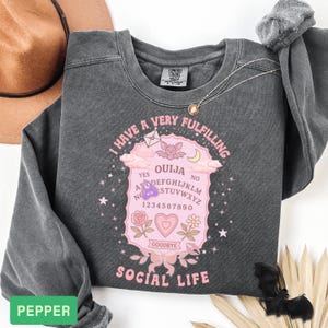 Coquette Ouija Board Graphic Tee: Y2K Sarcastic Humor Shirt