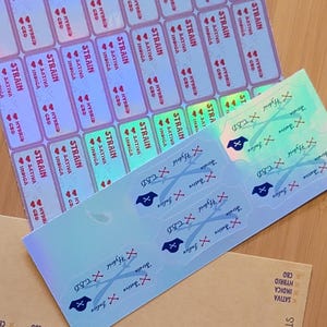 Stickier Sticky - Pirate, Contagion, Love bud, Spyder Tsunami - Dab/510 Vape Cartridge labels/stickers - Choice of Paper