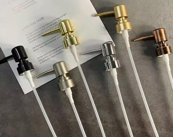 Universal Replacement Pump for Soap / Lotion Bottles - Reusable Dispenser Top