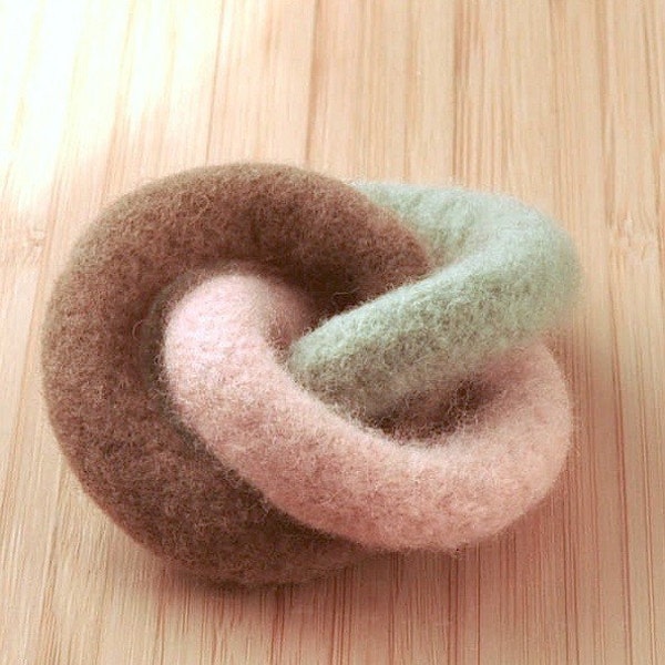 Organic GNOT Teether and Clutch Toy--Ice Cream Colors