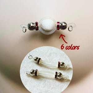 Rhinestone Fake Nipple Piercing, Silver Barbell Nipple Noose with Roundel, Nipple Jewelry, Sexy Body Jewelry, Fake Piercing, Gift for Her