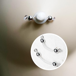 Classic Silver Fake Nipple Rings, Nipple Non-Piercing Nipple Jewelry, Barbell Fake Nipple Piercing, Intimate Jewelry, Sexy Body Jewelry