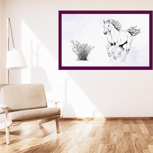 Horse Print for Home Decor, Horse Downloadable Image for Favorite Wall Art, Modern Animal Print Poster #6