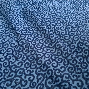 Einfacher Blauer Ankara Druck, Afrikanischer Waxdruck, Ankara 6 Yards, schneidereistoff, Blauer Afrikanischer Stoff für Kleider, Klassischer Ankara