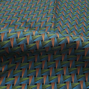 Geometric Shweshwe Fabric, 100% cotton fabric by the metre