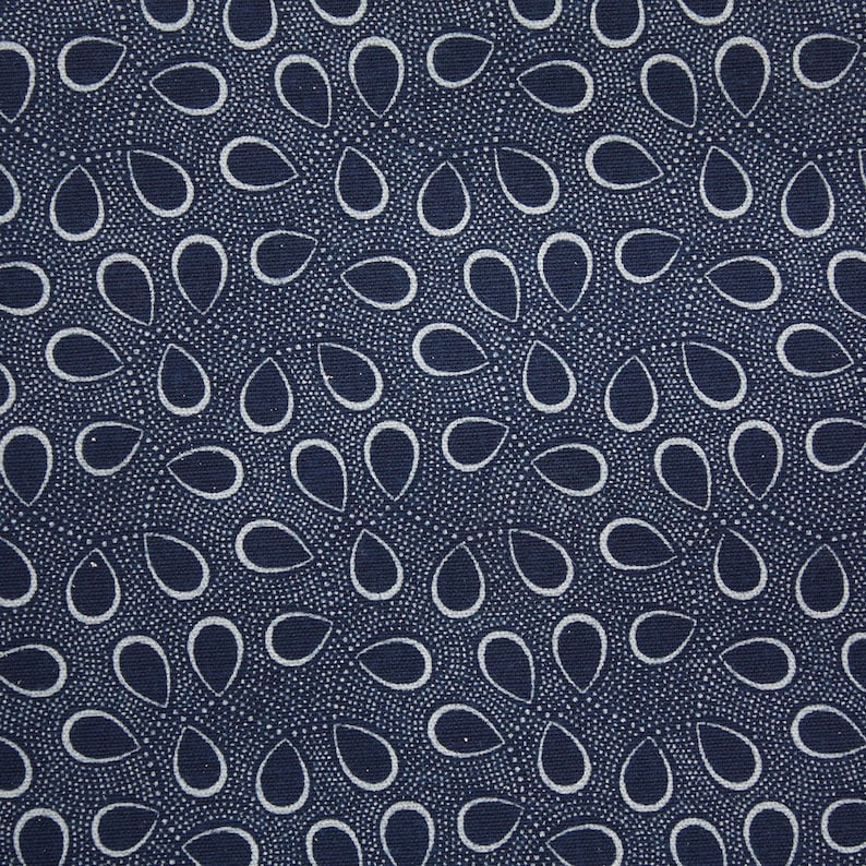 Indigo Blue Shweshwe Fabric by the Metre Blue Quilting Fabric Etsy