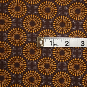 Brown Fat Quarter, Quilting Fabric, Shweshwe Fat Quarters, 100% Cotton Fat Quarters image 3