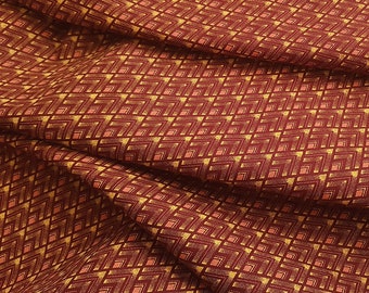 Cinnamon Shweshwe fabric by the metre, Dressmaking and Quilting Fabric
