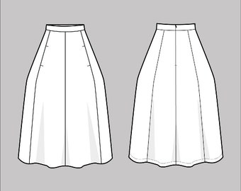 Tulip Skirt Sewing Pattern by The Assembly Line