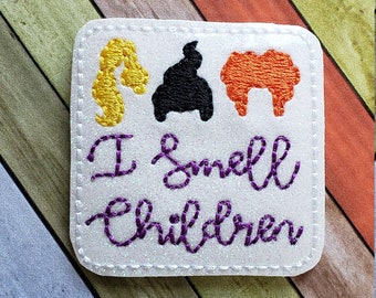Witch&#39;s Glitter Feltie (UNCUT FELTIE) Halloween Feltie, Felt Embellishments, Felt Applique, Hair Bow Supplies
